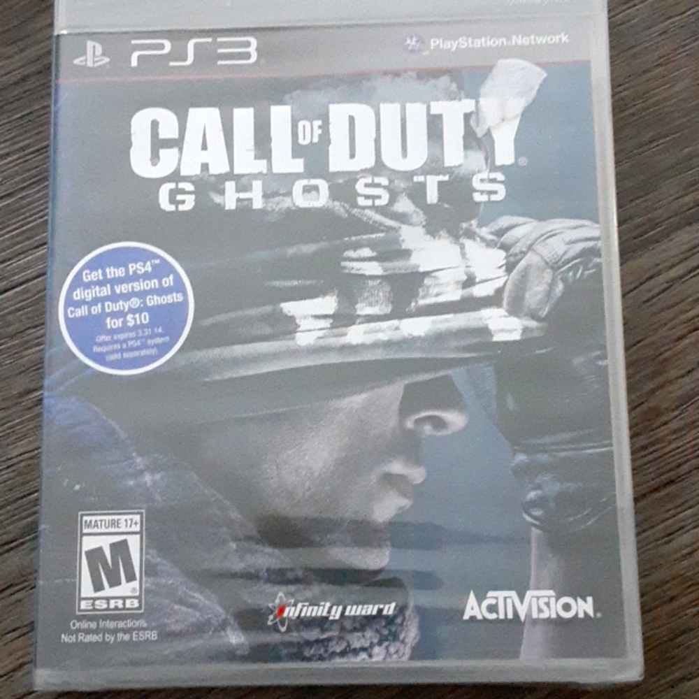 PS3 Call Of Duty GHOSTS Game New